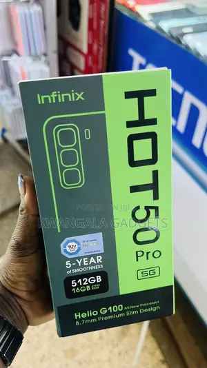 New Infinix Hot 50 Pro 4G 256 GB Black