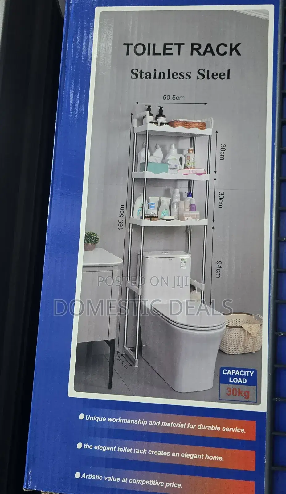 Over-the-Toilet Storage Rack.