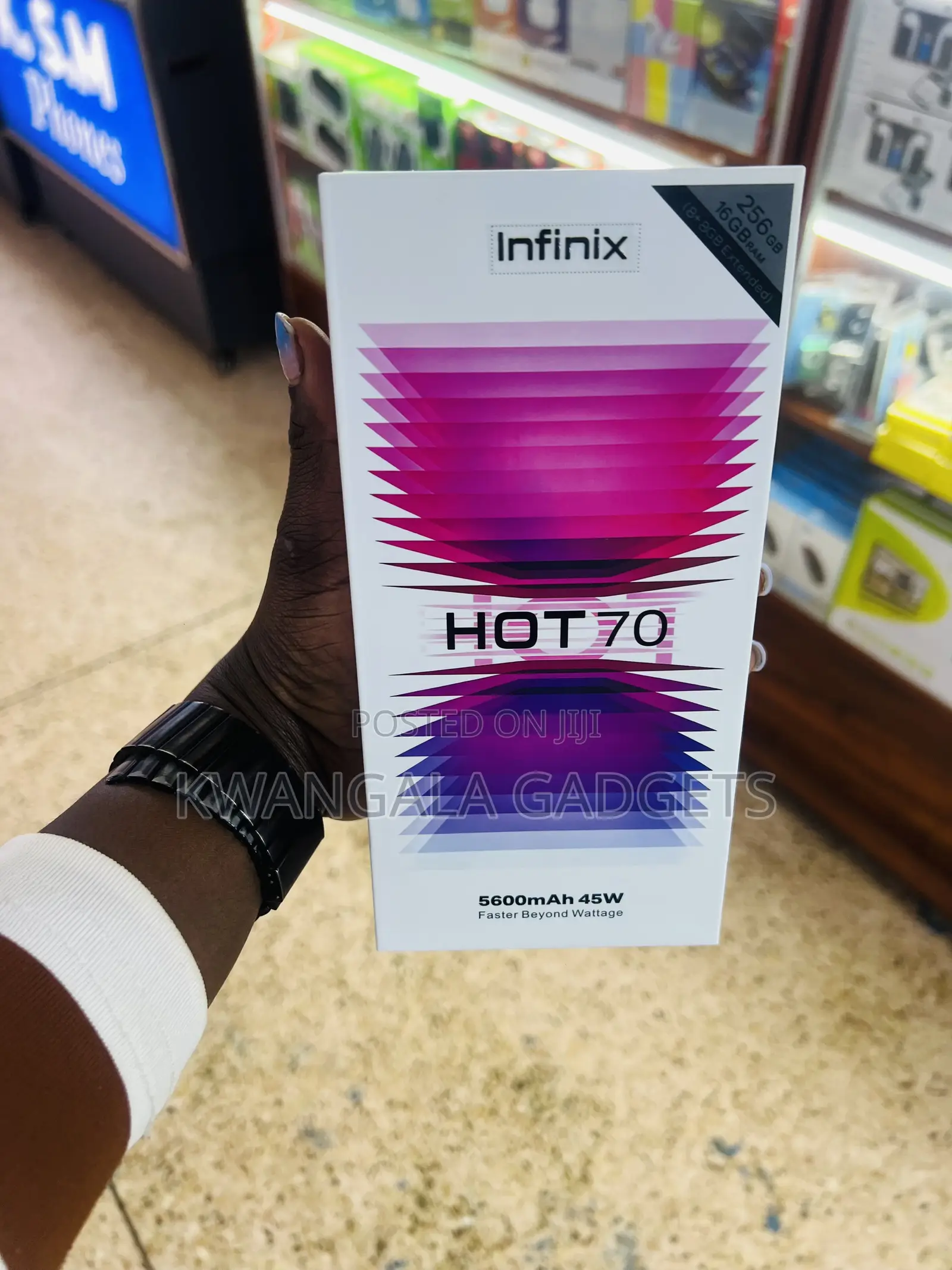 New Infinix Hot 70 256 GB Black