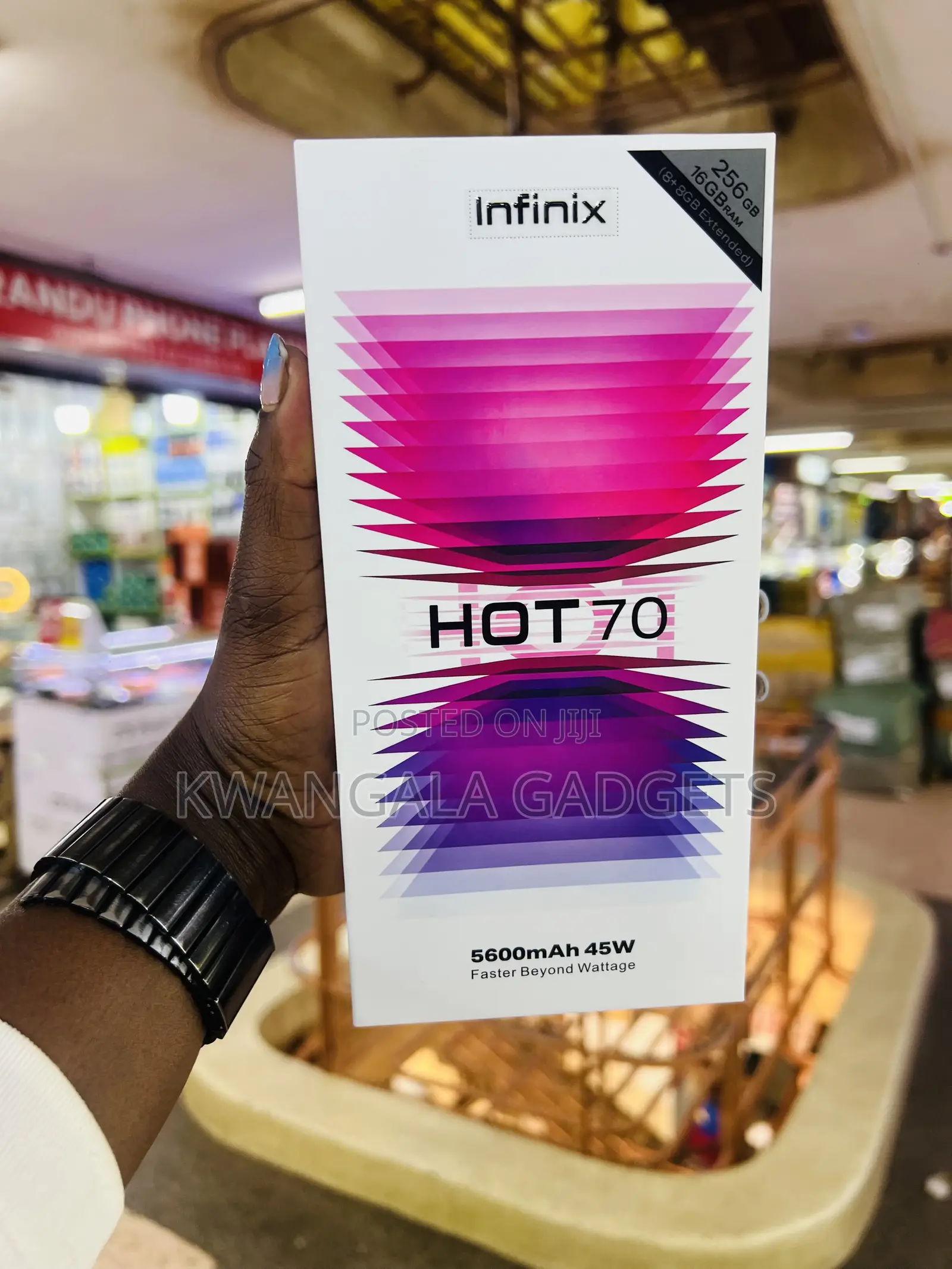 New Infinix Hot 70 256 GB Black