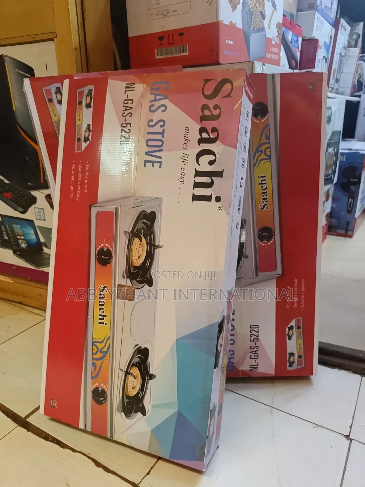 Saachi Brand Double Burner Gas Stove/Gas Stoves Double