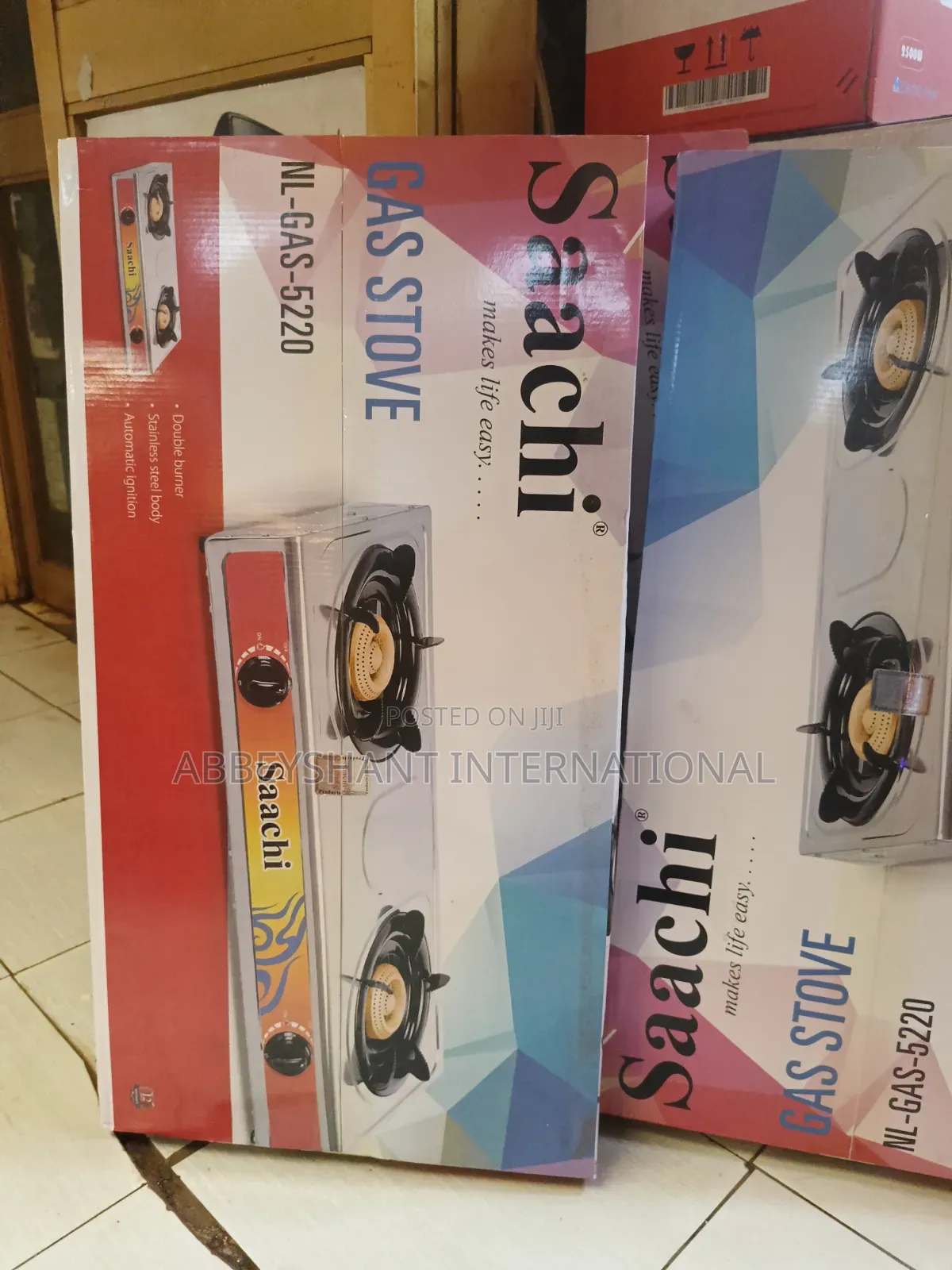 Saachi Brand Double Burner Gas Stove/Gas Stoves Double