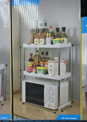 2-Tier Multi-Purpose Microwave Oven Rack