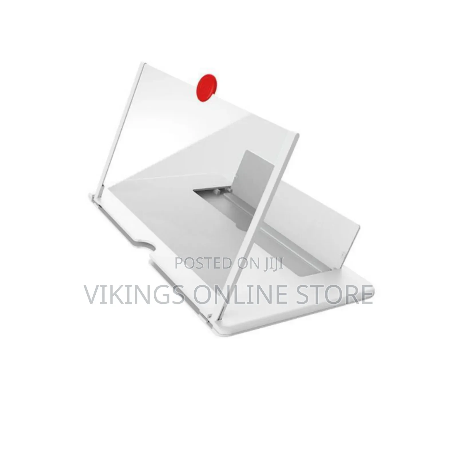 Mobile Phone Screen Magnifier, Amplifier With Holder Stand, White
