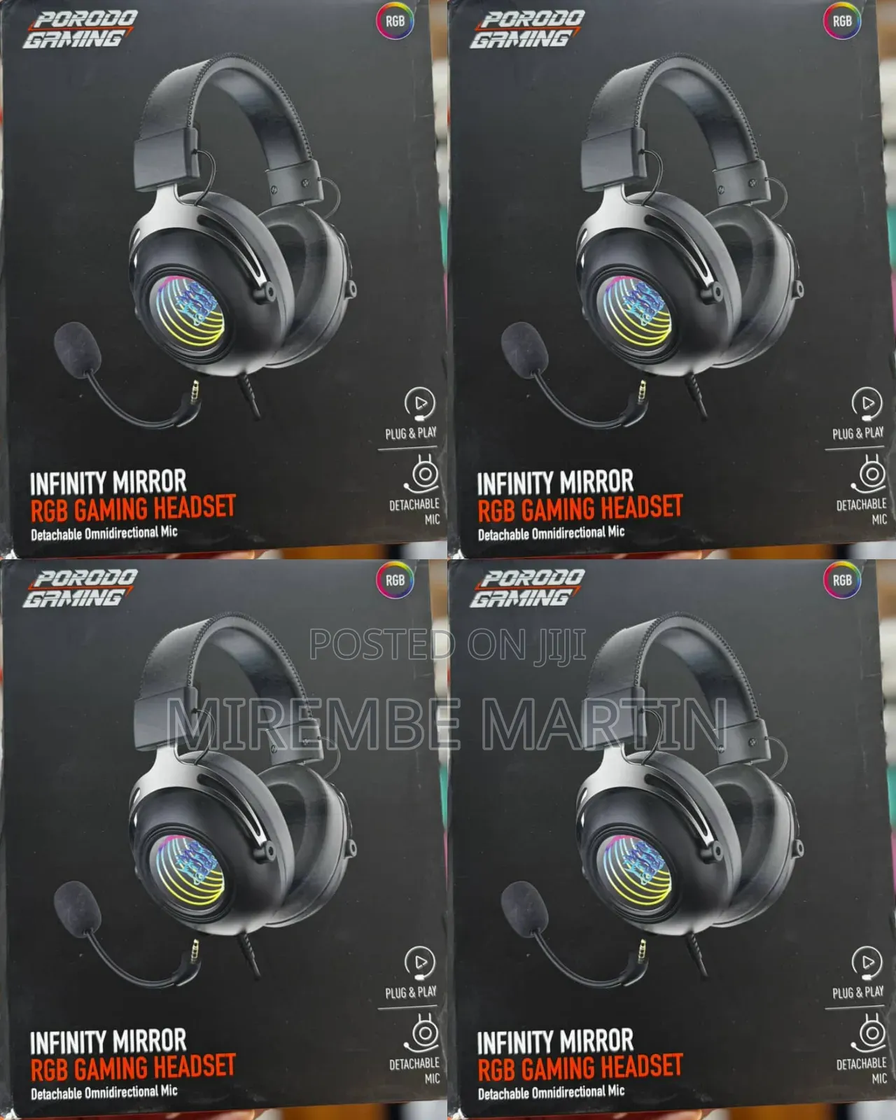 Porodo Gaming Infinity Mirror RGB Gaming Headset