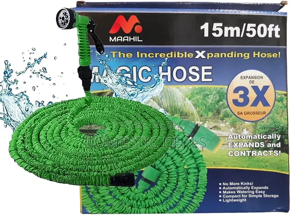 Garden Hose Pipe New Expandable Magic Flexible Water Hose 50 Ft