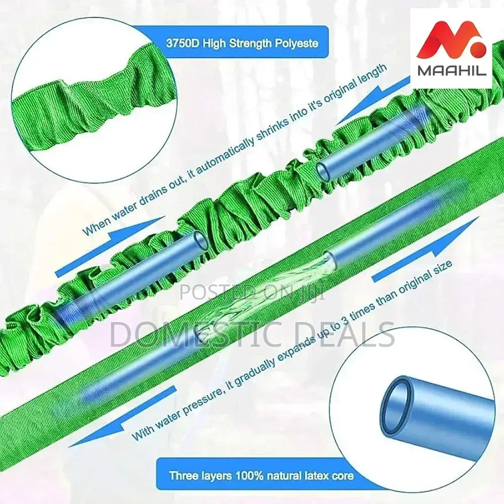 Garden Hose Pipe New Expandable Magic Flexible Water Hose 50 Ft