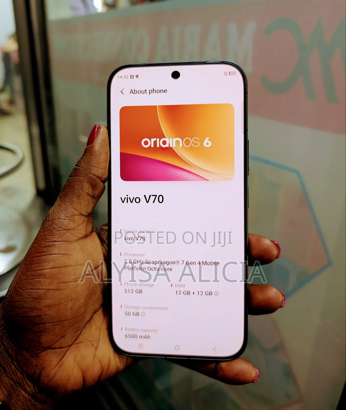 Vivo V70 512 GB Gray