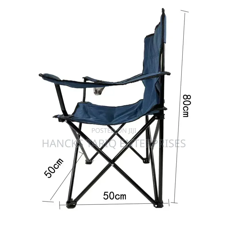 Folding Camping Chair (Often Referred to as an Outdoor Quad Chair).