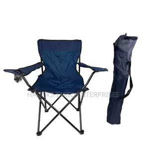 Folding Camping Chair (Often Referred to as an Outdoor Quad Chair).