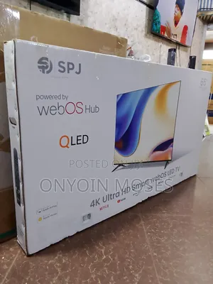New 65" SPJ Qled Ultra Hd Smart Webos Led TV