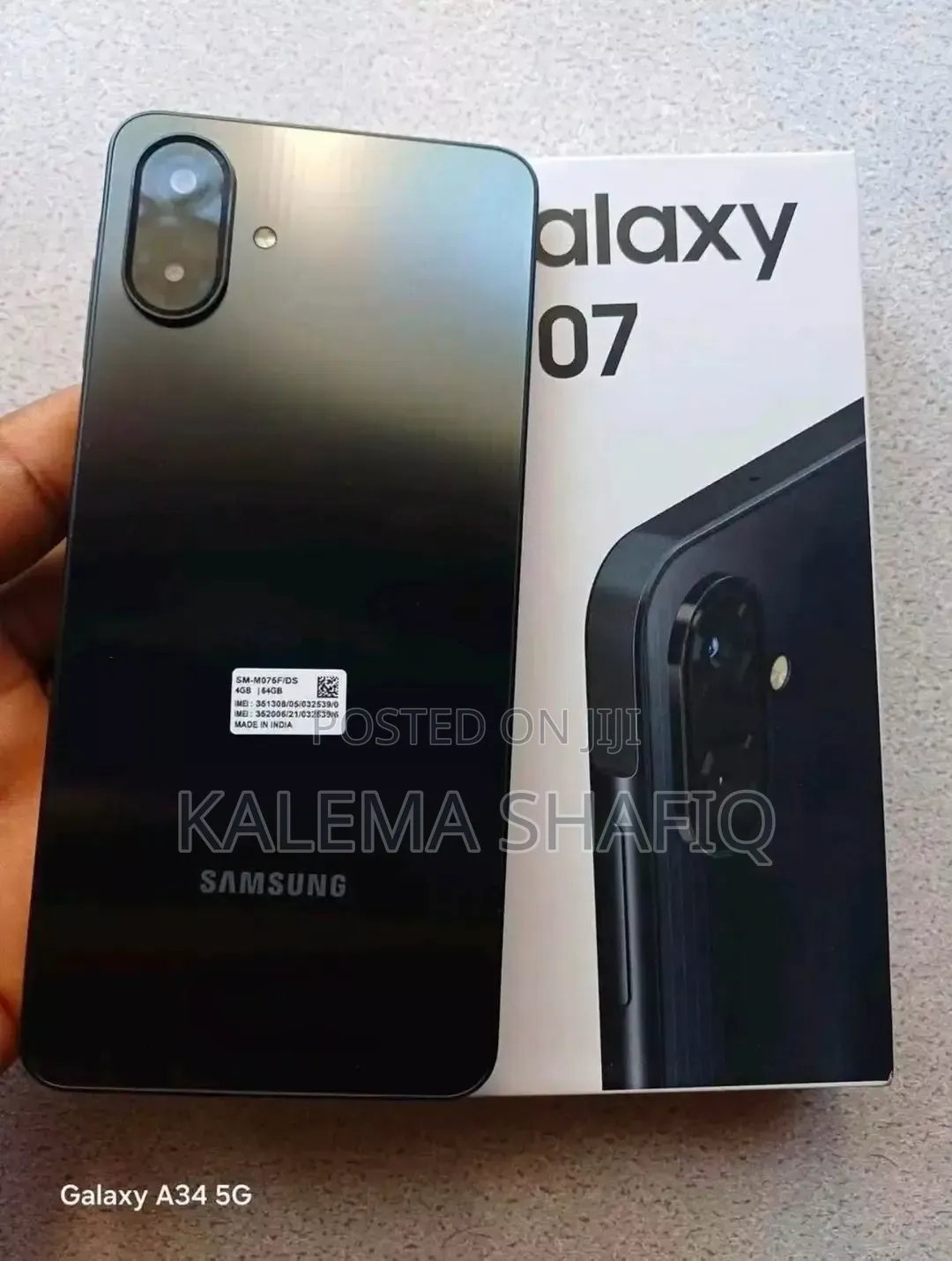 New Samsung Galaxy A07 5G 128 GB Black