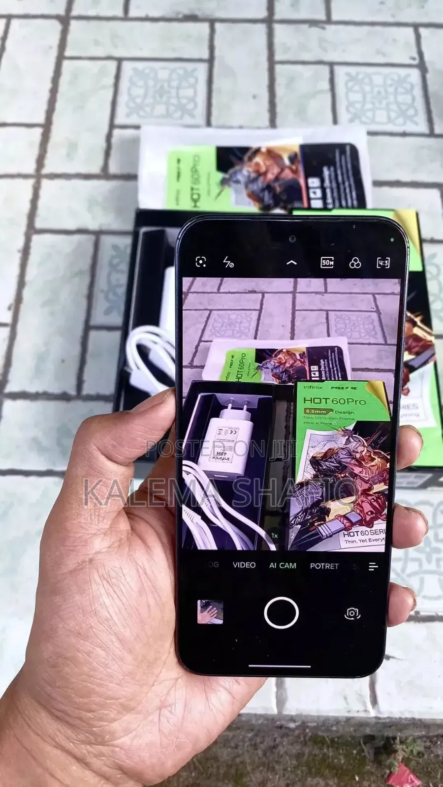 New Infinix Hot 60 Pro 256 GB Gray