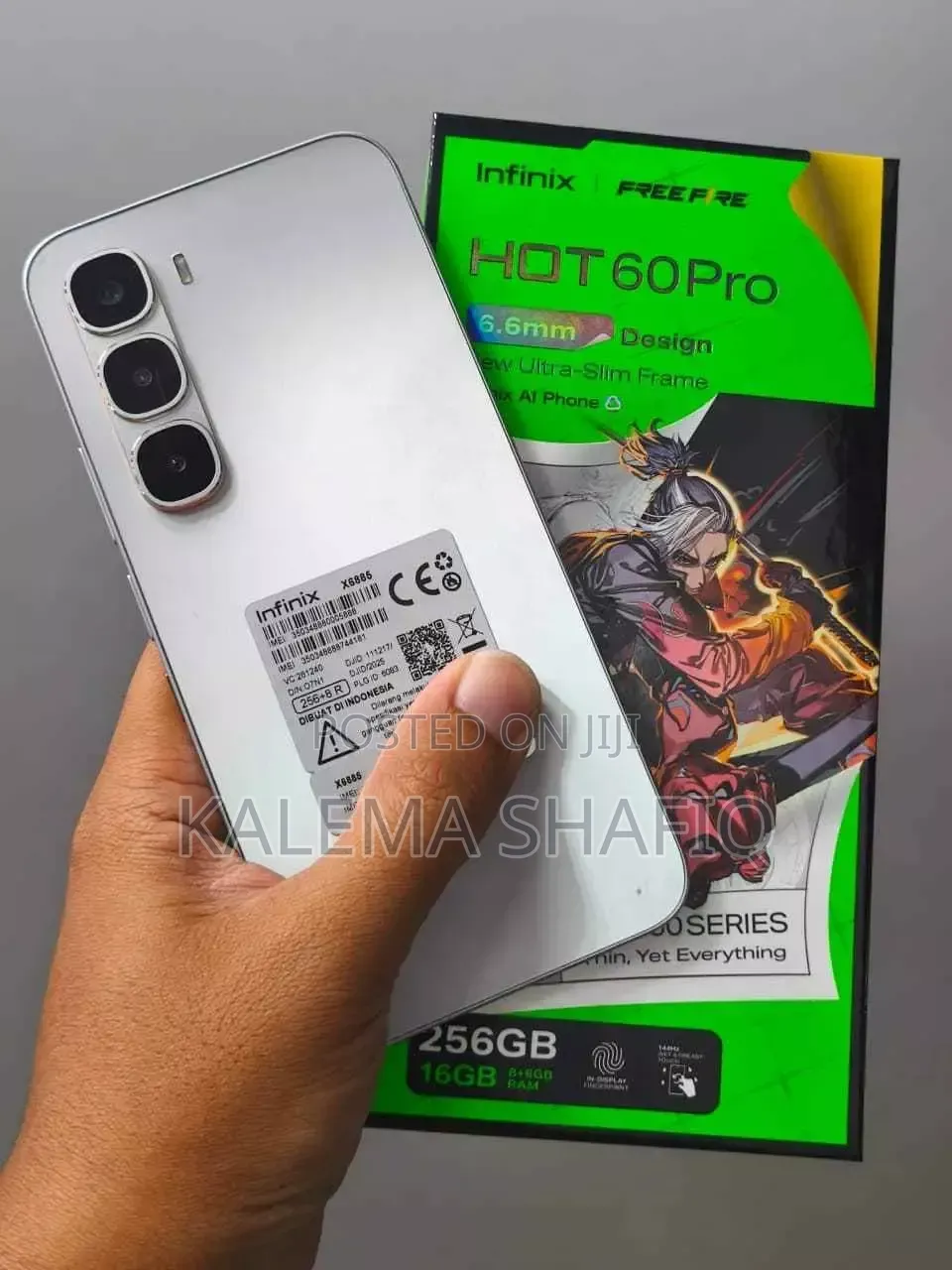 New Infinix Hot 60 Pro 256 GB Gray