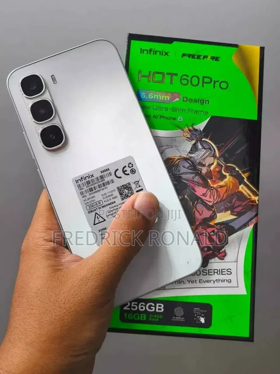 New Infinix Hot 60 Pro 256 GB Gray