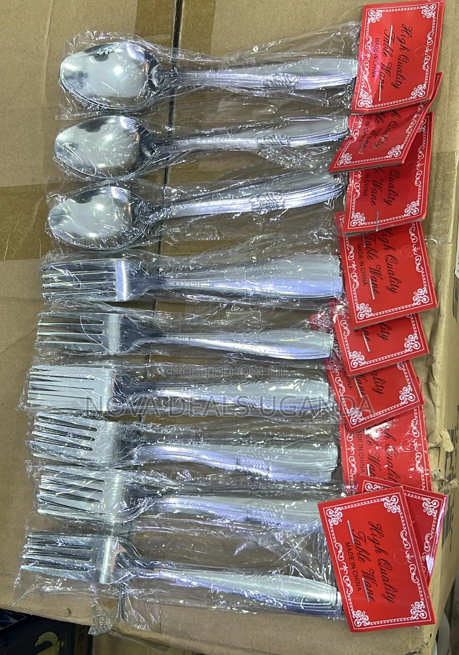 1 Carton High Quality Table Wane Cutlery Forks and Spoons