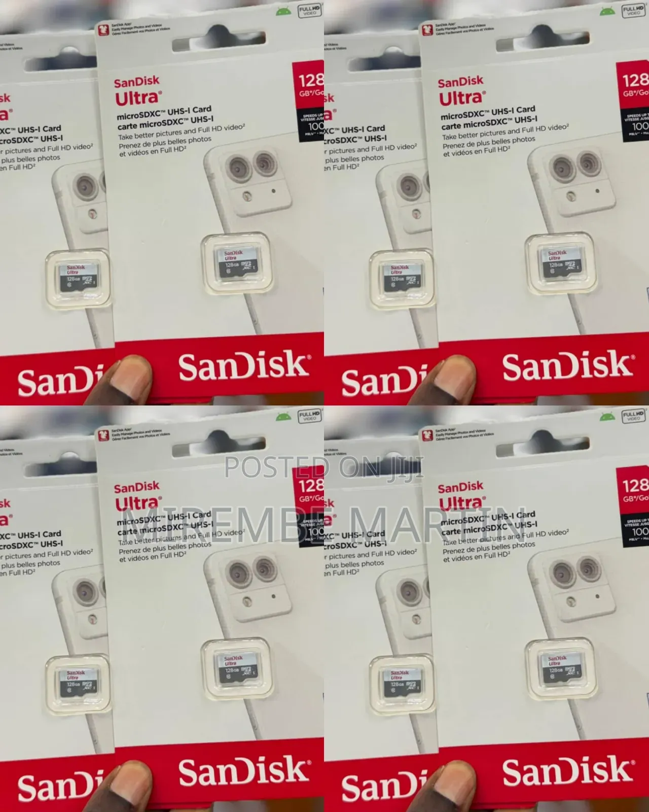 SanDisk Ultra 128GB microSDXC UHS-I Memory Card