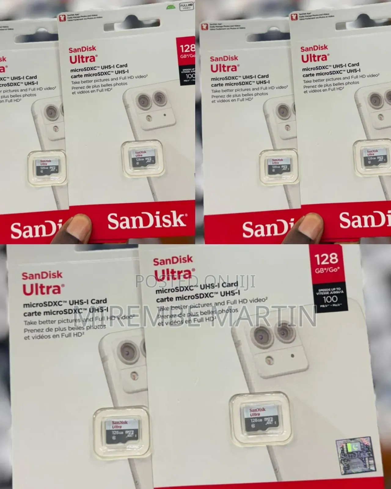 SanDisk Ultra 128GB microSDXC UHS-I Memory Card