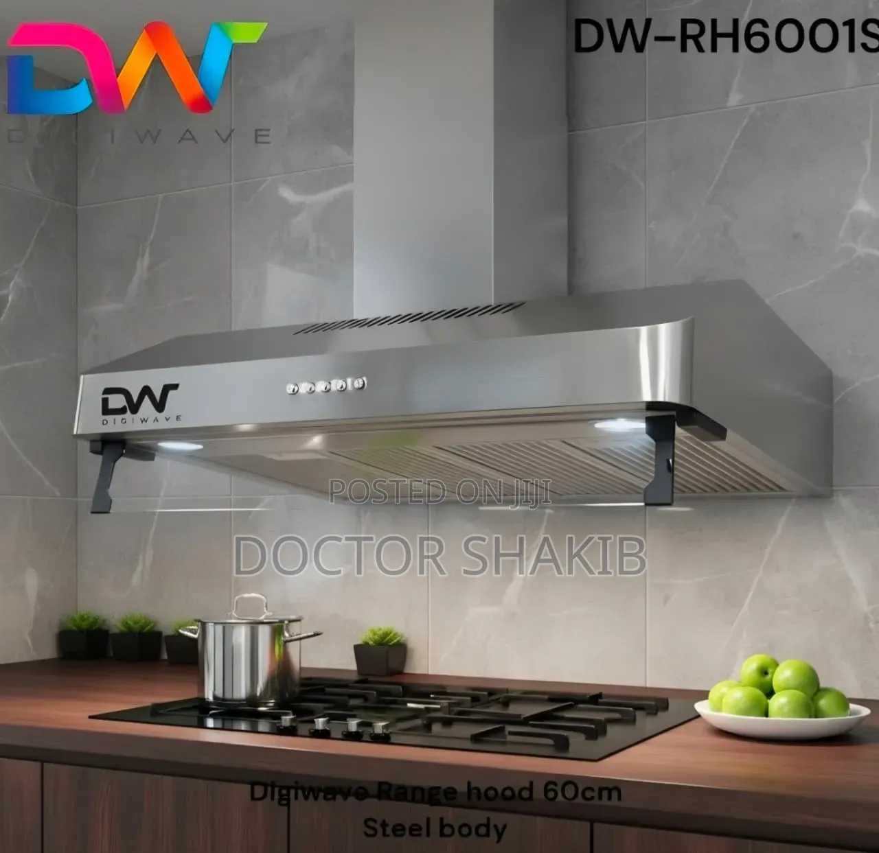 DIGIWAVE 60cm Chimney/Cooker Hood