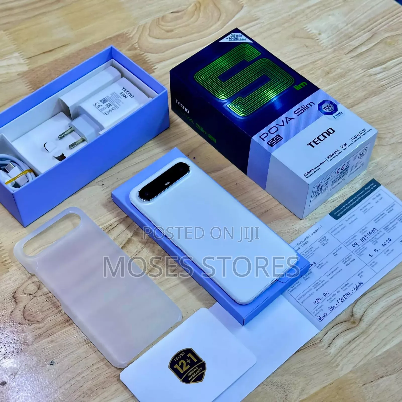 New Tecno Pova Slim 5G 256 GB Silver