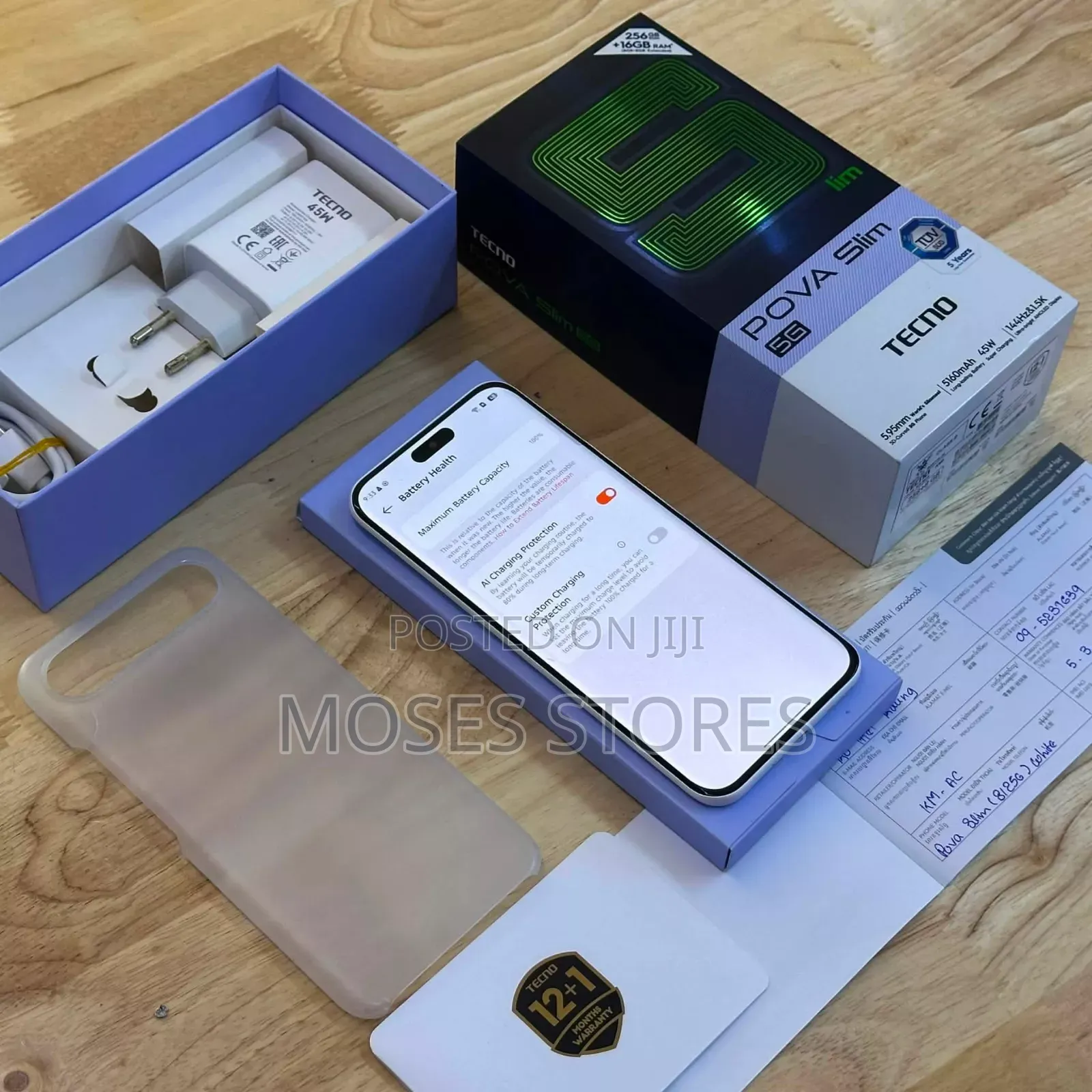 New Tecno Pova Slim 5G 256 GB Silver