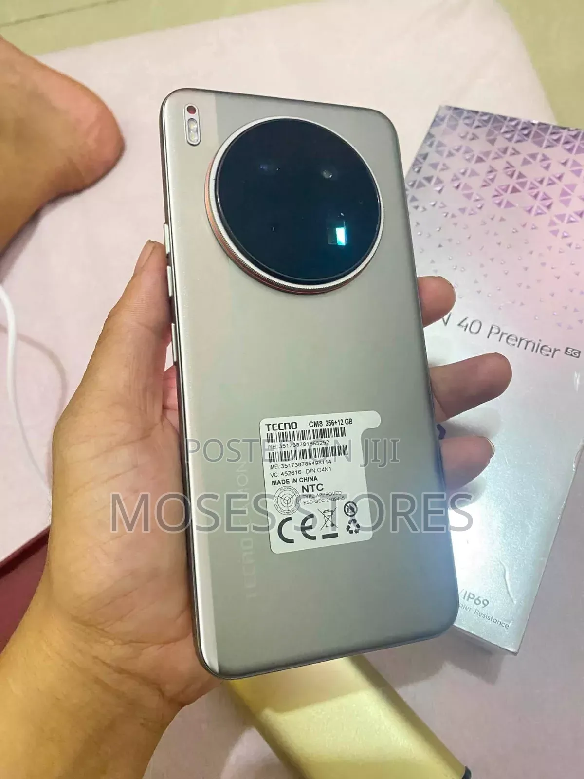 New Tecno Camon 40 Premier 5G 256 GB Gray