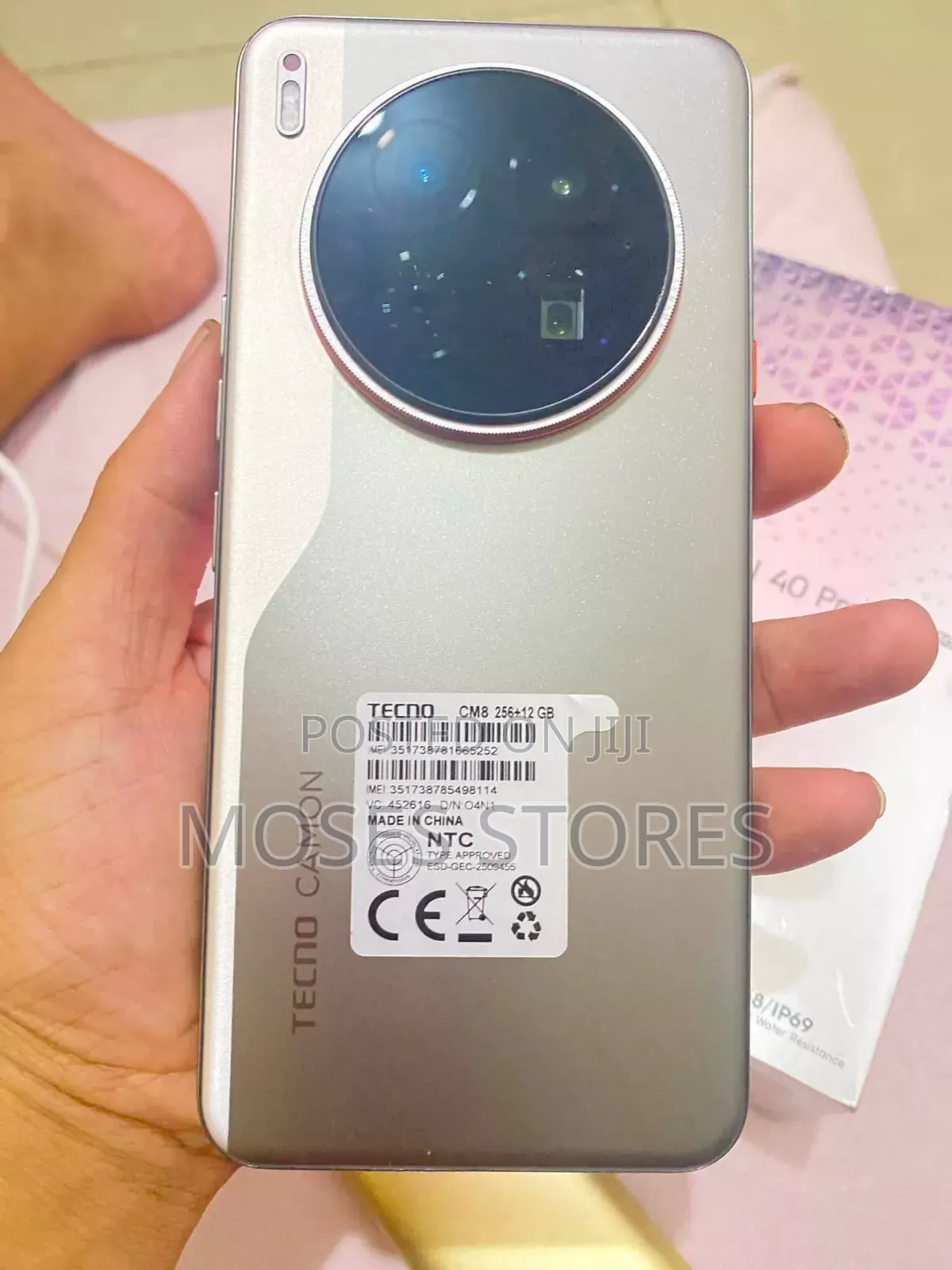 New Tecno Camon 40 Premier 5G 256 GB Gray