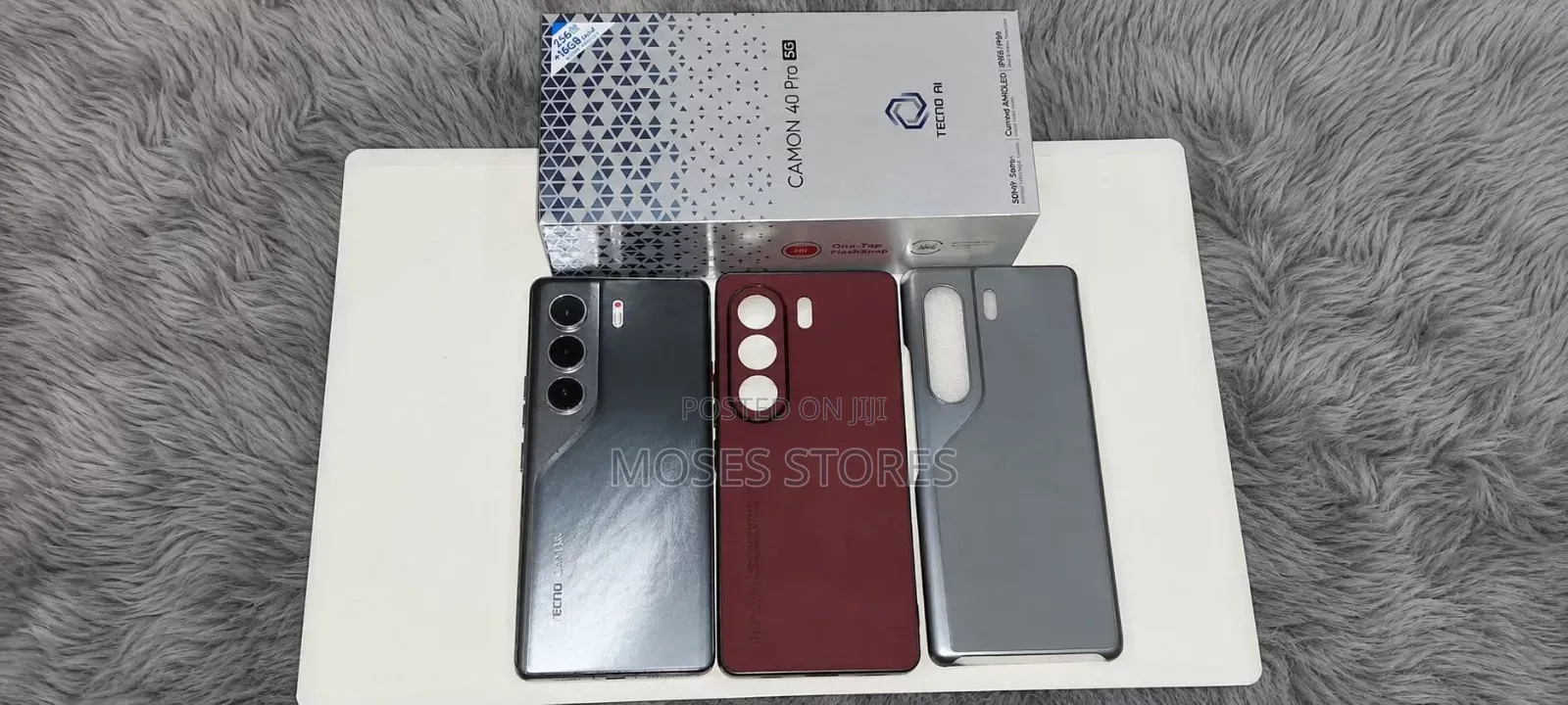 New Tecno Camon 40 Pro 5G 256 GB Black