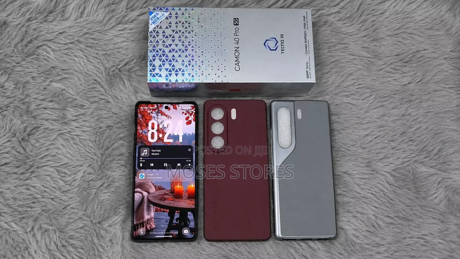 New Tecno Camon 40 Pro 5G 256 GB Black