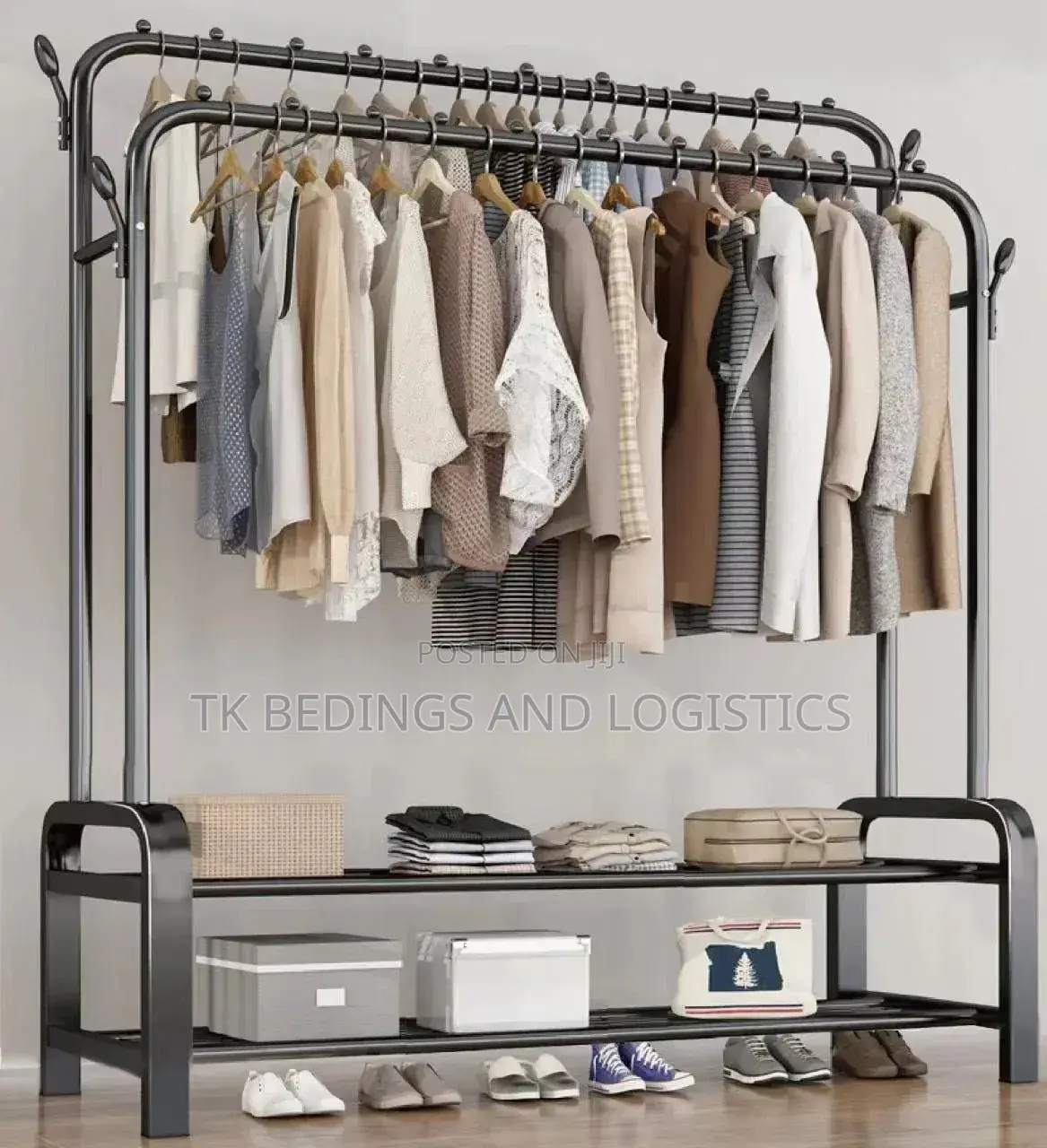 Double Layer Garment Rack