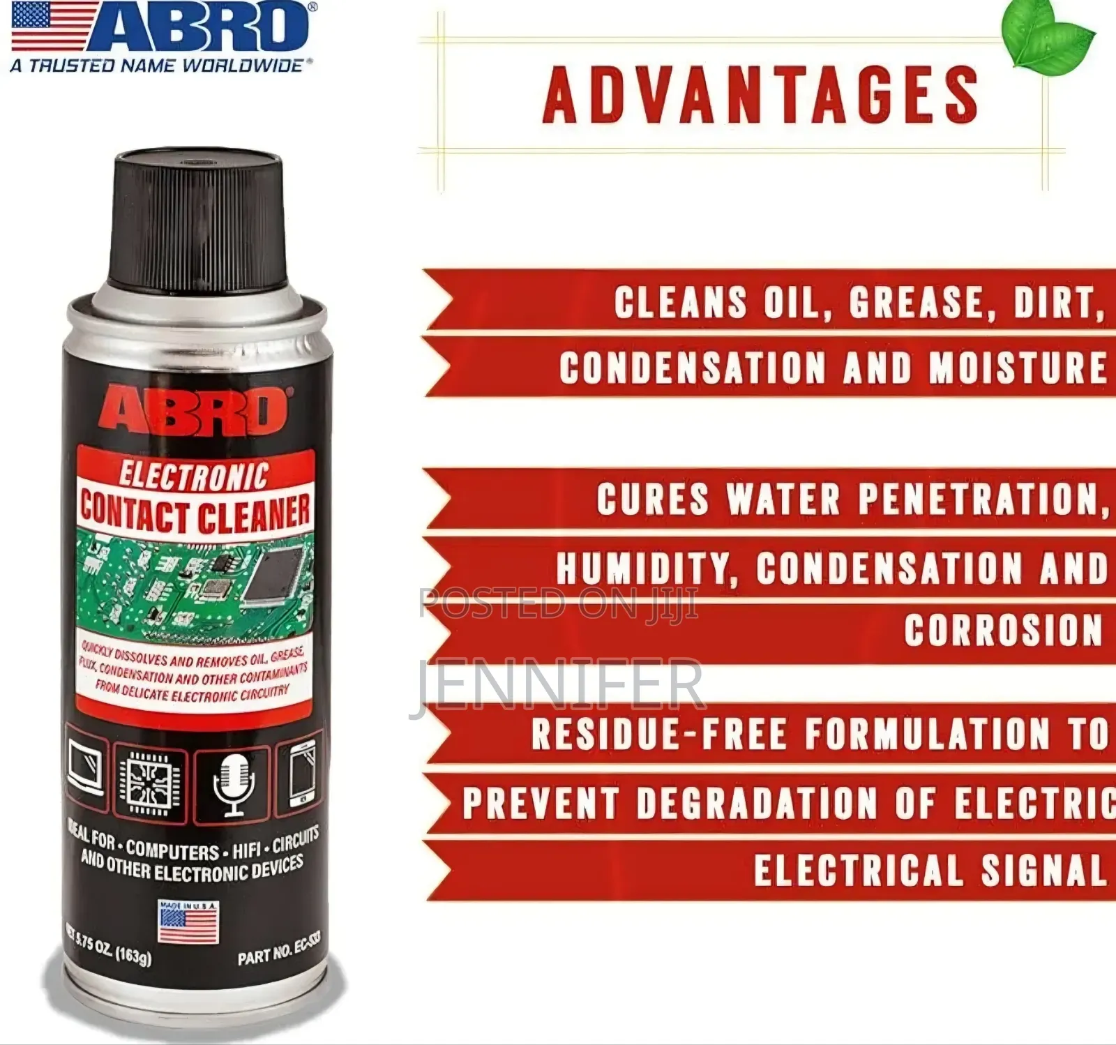 ABRO Electronic Contact Cleaner