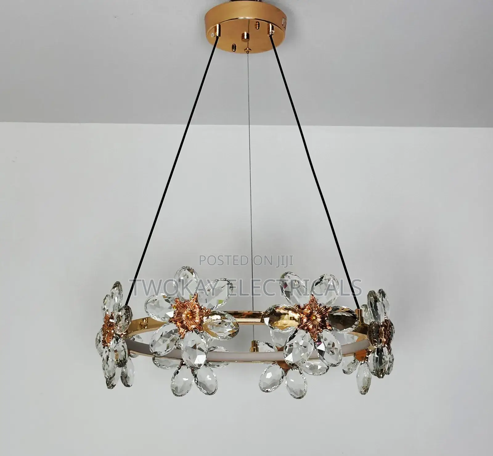 Flower Crystal LED Pendant Light