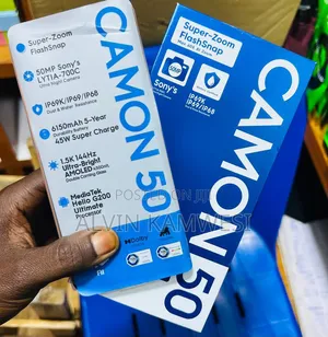 New Tecno Camon 50 256 GB Orange