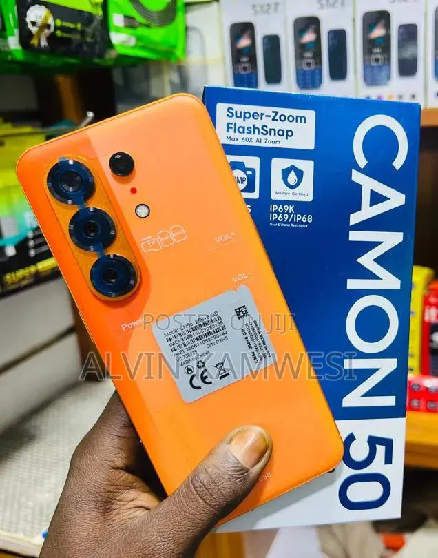 New Tecno Camon 50 256 GB Orange