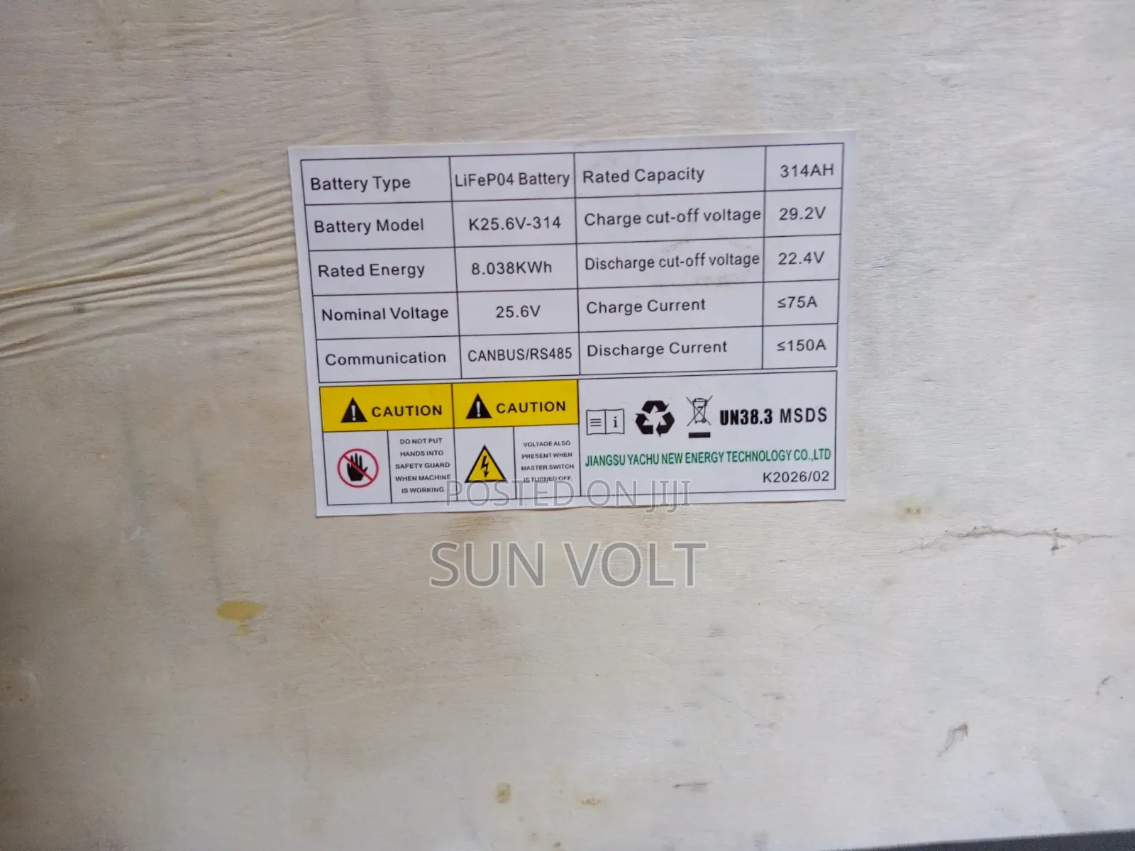 8kwh Lithium Battery