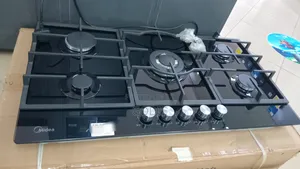 Midea 90cm Built-in Gas Hob, Five Burners on a Tempered Glass Surface