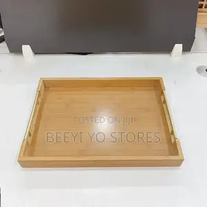 Set of Three Nested Wooden Serving Trays