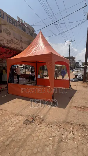 3m by 3m Butterfly Orange Hard Materialed Tent