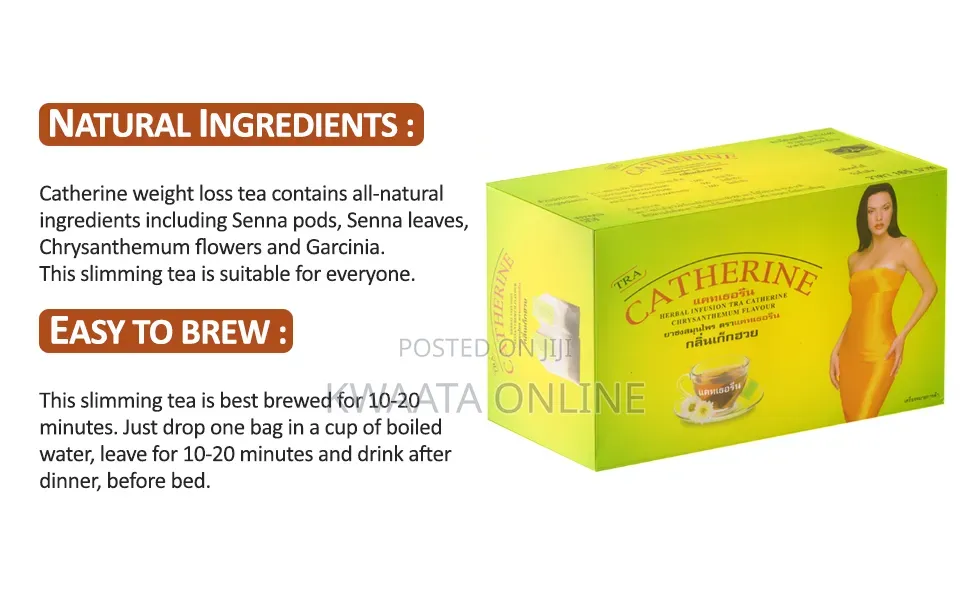 Catherine Slimming Tea Bag Pure Natural Detox Weight Control (1 Sachet