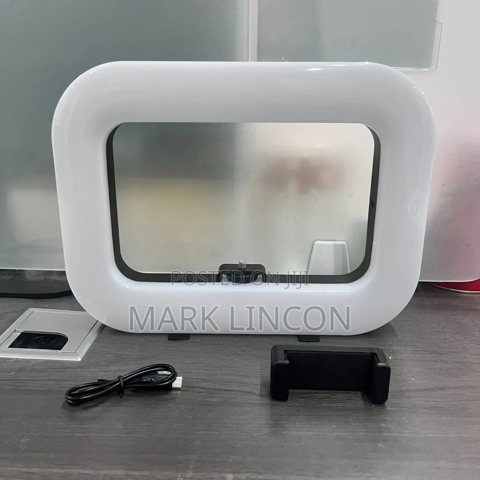 Portable Square LED Ring Light Handheld Vlogging Video Rig Unit