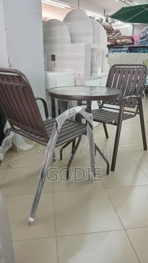 3-Piece Dark Brown Outdoor Bistro Dining Set