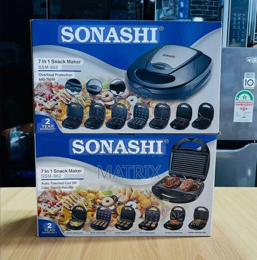 Sonashi 7 in 1 Snack Maker SSM-862