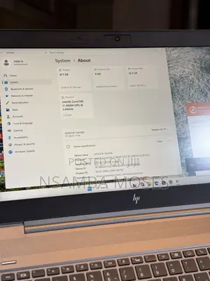 Laptop HP ZBook 15 G6 16GB Intel Core i7 HDD+SSD 512GB
