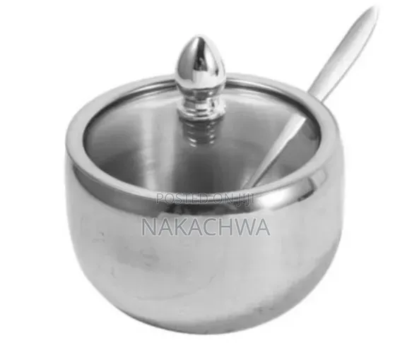 6 Pieces of Stainless Steel Serving Sugar Bowls