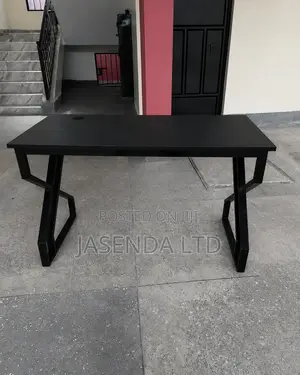 Executive Desk 120cm Black X Base | Office Workstation