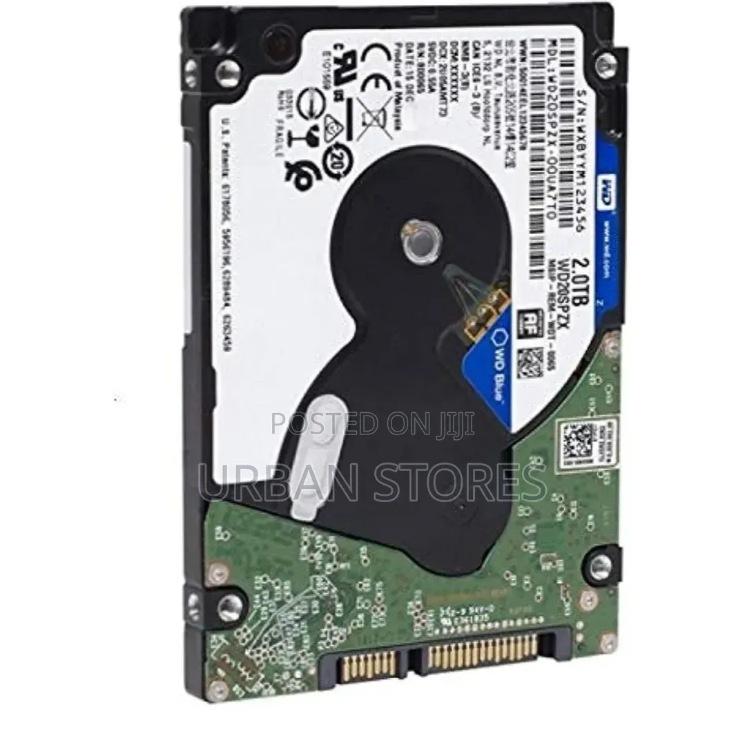 WD Western Digital 2TB 2.5" 128MB SATA III Hard Drive for Laptops