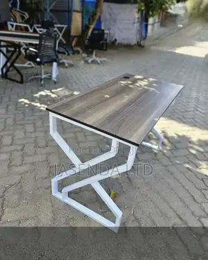 Office Desk Wood Top 120cm + X Metal Legs | Delivery Free KLA
