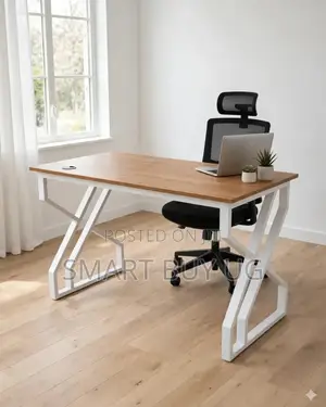 Executive Workstation 120cm Wood Top X Base | Office Desk