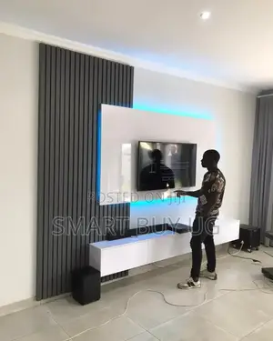 TV Stand Wall Unit Floating Design | Modern Living Room Unit