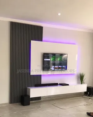 Luxury Floating TV Stand With LED | Wall Unit Free Delivery